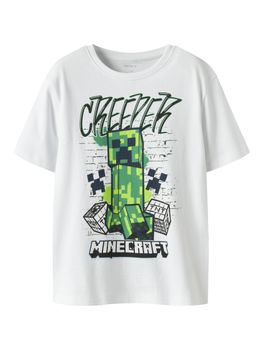 T-shirt Name.it DI MINECRAFT 13252214 da bambino bianca.