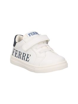 Sneaker Ferre FB-100 da bambino bianca e blu.