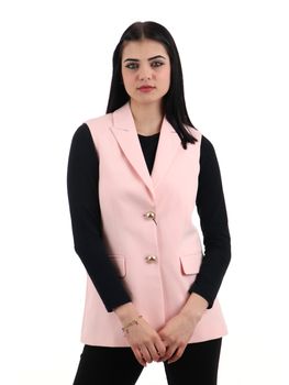 Giacca Smanicata Markup MW666103 da donna rosa.