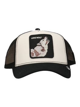 Cappello Goorin Bros 0389BKW LONE WOLF unisex nero e bianco.