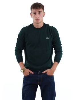 Maglione Lacoste AH3225 da uomo bosco.