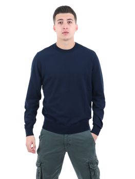 Maglia Guess M6RR16 Z4442 da uomo blu.