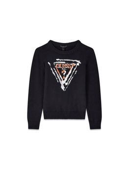 Maglione Guess L6BR15 Z1502 da bambino nero.