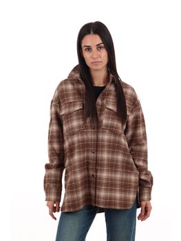 Camicia Mc2 Saint Barth GMY0001 da donna tartan.