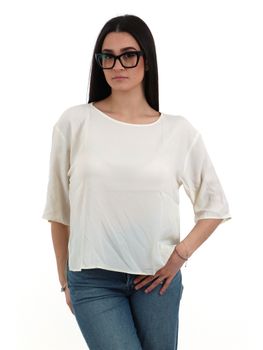 Blusa Emme Marella ATZECO da donna beige.