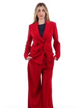 Giacca Emme Marella EMMKAKI1 da donna rossa.