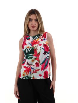 Canotta Yes Zee C226 CL00 da donna fantasia floreale.