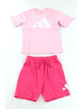 Set Adidas JE1378 da bambina rosa.