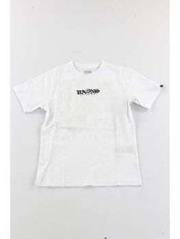T-shirt Vans VN000MKJ da bambino bianca.