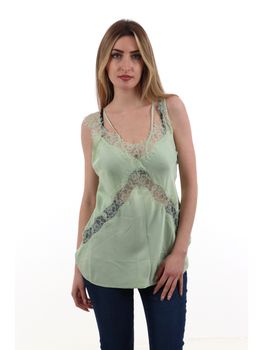 Top Pinko 106623 A385 da donna verde.