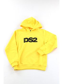 Felpa Dropseason2 SS25K025 da bambino gialla.