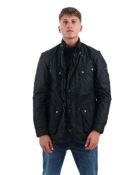 Giaccone Barbour MWX0337 da uomo nero.
