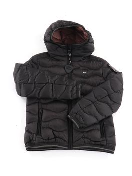 Piumino Blauer BLGC03289 007455 da bambina nero.