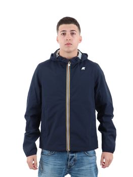 Giacchetto K-Way K3123UW K89 JACK da uomo blu.