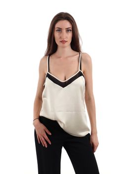 Top Imperial RIH6KBA da donna avorio.