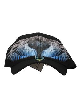 Cappello County Of Milan 260487ROYAL WINGS unisex adulti black.