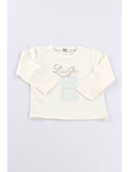 T-shirt Liu Jo KF6033JS003 da bambina snow.