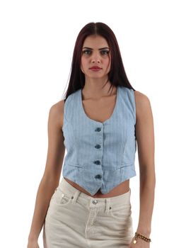 Gilet Liu Jo UA5122D4989 da donna denim.