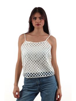 Top Emme Marella REMORA da donna bianco.