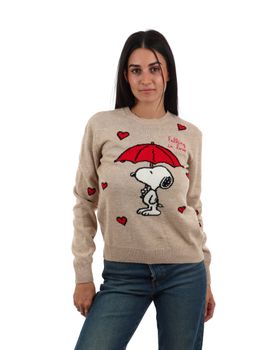 Maglione Mc2 Saint Barth QUE0014 da donna beige.