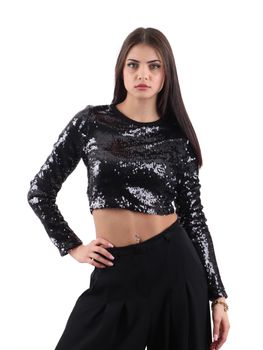 T-shirt Imperial TZ04INL da donna nera.