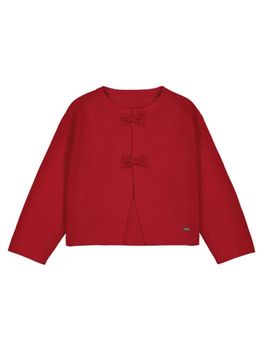 Cardigan Mayoral 1307 da bambina rosso.