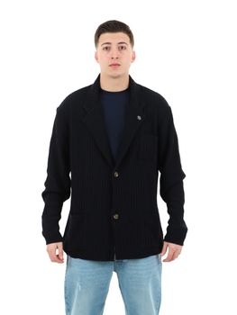 Cardigan Daniele Alessandrini DUML0006 YCO000 da uomo blu.