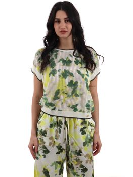Maglia Liu Jo TA6220MA64R da donna verde.
