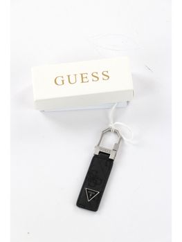 Portachiavi Guess RM7451 P5101 VIENNA FLAT da uomo nero.