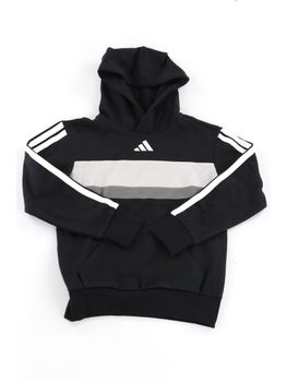 Felpa Adidas JC7480 da bambino nera.