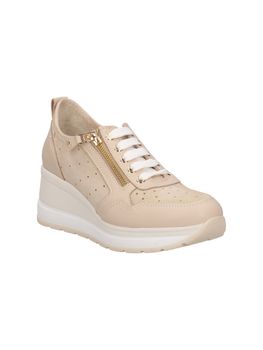 Sneakers Melluso R20456 da donna latte macchiato.