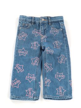 Jeans Guess K6RA06 D45E0 da bambina jeans scuro.