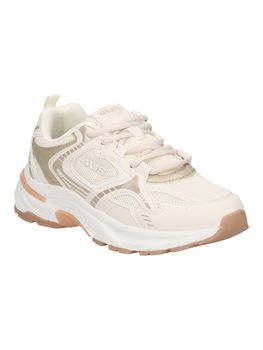 40% SALDI SNEAKERS CESARE PACIOTTI 4US DONNA PELLE BEIGE GLITTER ORO ART. AMBER