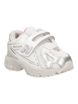 Sneakers New Balance I19067LA da bambina argento+rosa.
