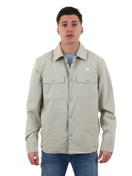 Giubbino K-Way K5138MW da uomo beige.