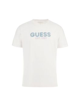 T-shirt Guess M4YI30 J1314 da uomo pure white.