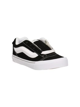 Sneakers Vans KNU SKOOL da bambini nera e bianca.