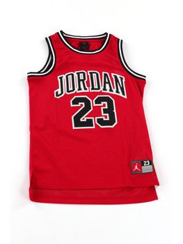 Canotta Jordan 95A773 da bambino rosso+nera.