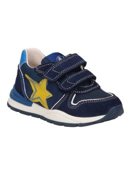 Sneaker Naturino 3C21 da bambino blu e gialla.