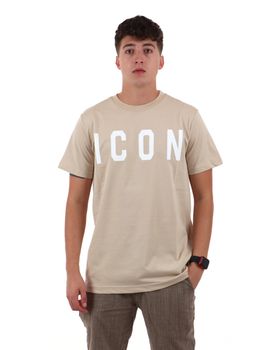 T-shirt Icon IUT001C da uomo avorio.