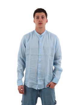 Camicia Yos 9434900 da uomo celeste.