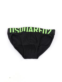Slip Dsquared2 D9L805770 da uomo nero e verde.