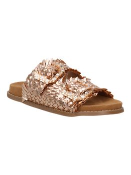 Ciabatta Kharisma 2403 da donna oro rosa.