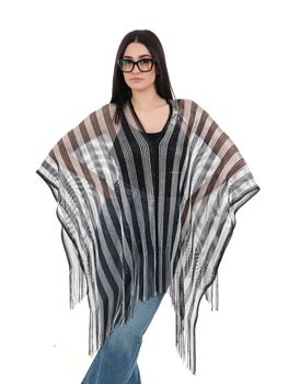 Poncho Liu Jo 2A5002T0300 da donna nero.