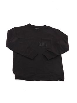 T-shirt Calvin Klein LVCKFJA27B da bambino nera.