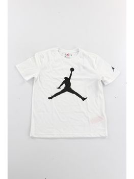 T-shirt Jordan 952423 da bambino bianca.