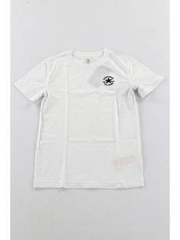 T-Shirt Converse 9CG709 001 da bambino bianca.