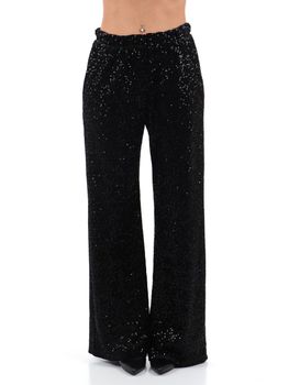 Pantalone Imperial P5S8IWZ da donna nero.