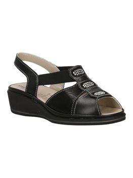Sandalo Grunland SA2846 A1ELOI da donna nero.