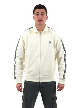Felpa Fred Perry J5557 da uomo ecru.